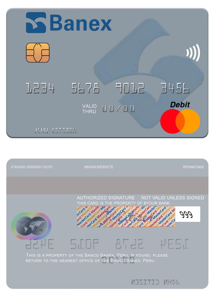 Peru Banco Banex mastercard